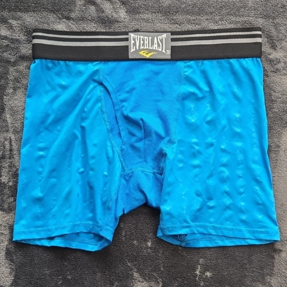 Everlast Blue Boxer Briefs with Moisture-Wicking Fabric